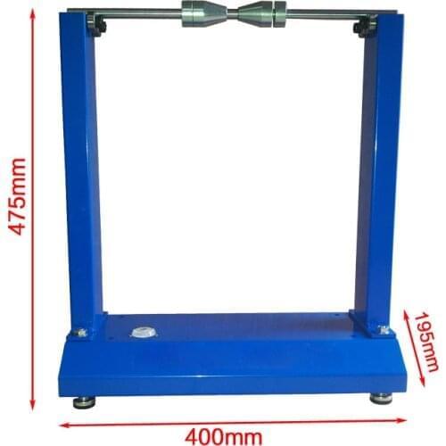 Motorcycle Tire Rim Balancing Spin Static Truing portable Wheel Balancer Turning Adjustable with Centering Cones