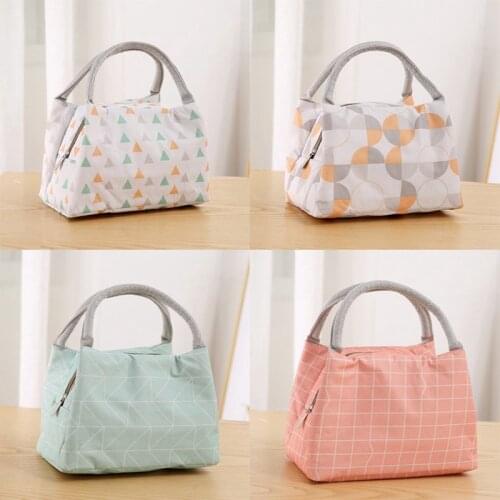 Fresh Insulation Lunch Bag Thermal Insulated Lunch Storage Bag Outdoor Picnic Food Cooler Box Tote for Office Worker Student Kid