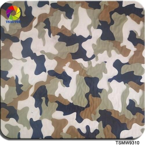 TSAUTOP Size 0.5m x 20m Liquid Print Camouflag Design Aquadip Hydro Print Services PVA Dipping Film WDF9310