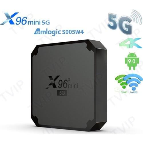 X96 mini 5G Android 9 TV Box Amlogic S905W4 2.4G 5G Dual Wifi H.265 4K HD Set Top Box Youtube Media Player X96mini TVBox 2GB16GB