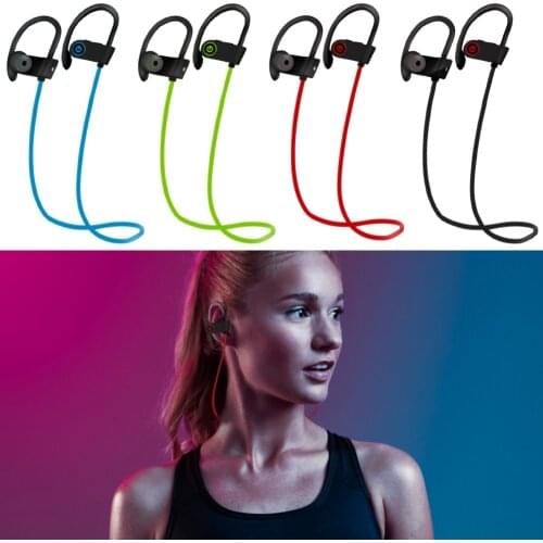 U8 Wireless Bluetooth Sport Running Sweat-proof Headset Stereo Music Earphone Wireless Bluetooth Earphone
