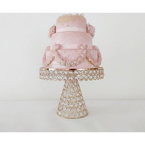 1pcs New Crystal base Cake Stand Fruit Tray Dollhouse Kitchen Decor Ne