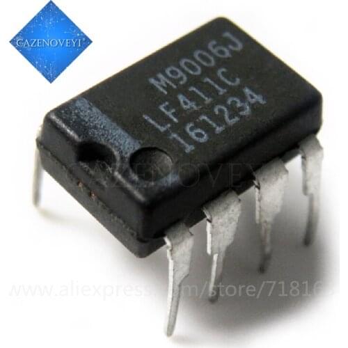 10pcs/lot LF411ACN LF411CN LF411 411CN DIP-8 In Stock