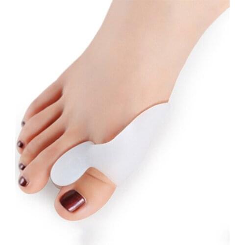 2 Pcs/ Set Bunion Relief Silicone Gel Big Toe Protectors For Bunions Treatment Bunion 9X2.5X1.8cm TK-ing