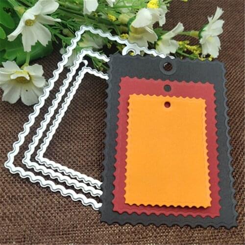 3pc label frame set Metal Cutting Dies Stencils For DIY Scrapbooking Decorative Embossing Handcraft Die Cutting Template