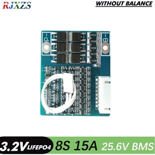 8S 15A 25.6V lifepo4 battery BMS PCM battery protection board bms pcm for lifepo4 battery cell pack
