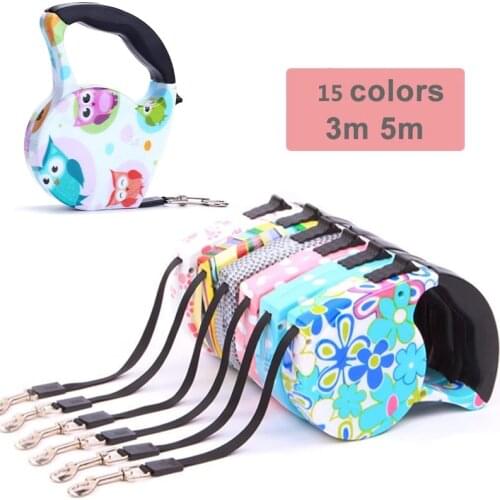 3M/5M Dog Leash Set Automatic Retractable Dog Leashes Rope Outdoor Walking Belt Extending Lead For Small Dogs Cats Supplies
