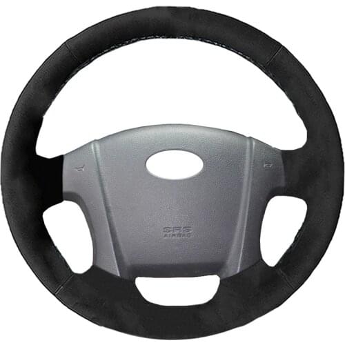 Car Styling Alcantara Leather Suede Car Steering Wheel Cover for Kia Sportage 2 2005-2010 2009