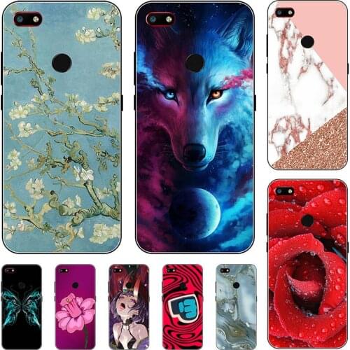 Phone Case For Nubia V18 Case Cute Patterne Silicone Soft Cover For ZTE V18 Black Matte Back Cover For ZTE Nubia V18 Case