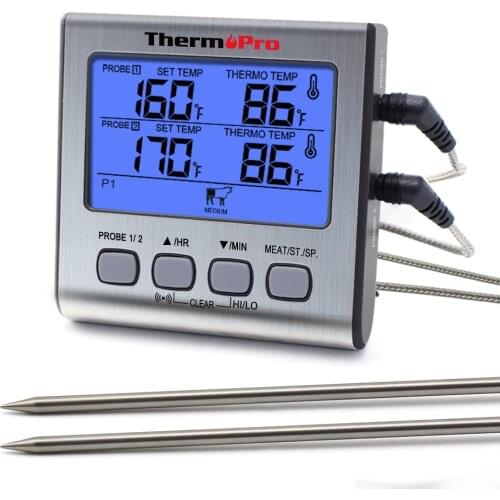 Thermopro TP17 Digital outdoor thermometer Kitchen thermometer for oven Cooking Meat BBQ Thermometer