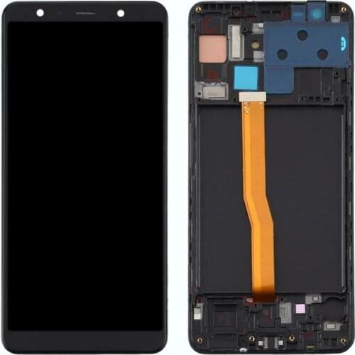 For Samsung Galaxy A7 2018 SM-MA750 Original AMOLED LCD Screen and Digitizer Assembly with Frame