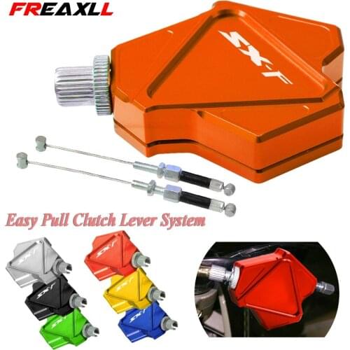 For SX-F 250SX-F 350SX-F 450SX -F 505SX-F Aluminum Dirt Pit Bike Motorcycle CNC Stunt Clutch Lever Easy Pull Cable System