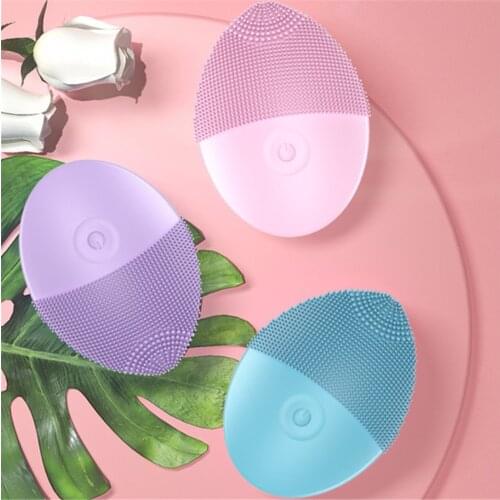 Beauty Electric Facial Cleansers, Ultrasonic Vibration Cleansing Brush, Waterproof Deep Face Washing Cleaning Devices Cleanser