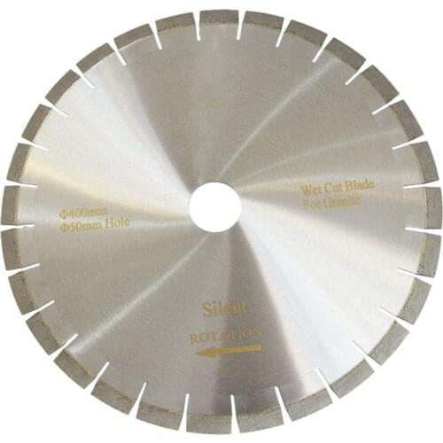 DB04 Granite Cutting Blades 16 Inch Diamond Saw Blades for Hard Granite Stone Cutting Tools Silent Blades 1PC