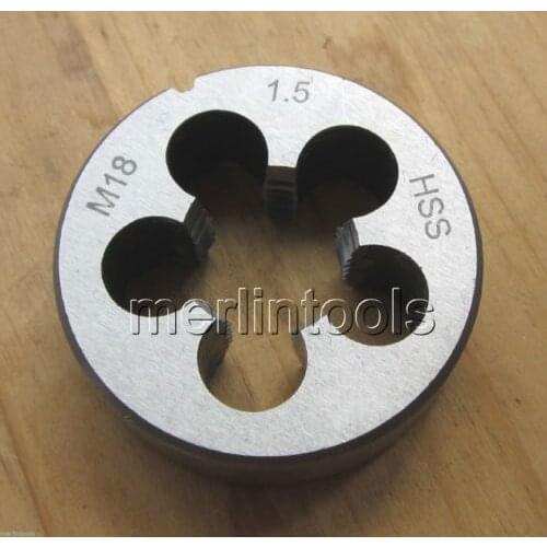 M18 x 1.5 HSS Metric Right hand Die 18mm