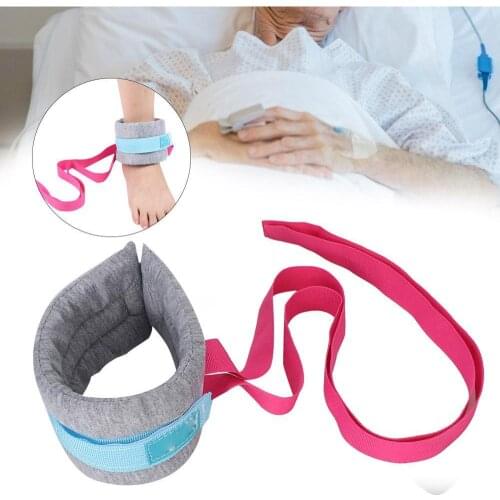 Medical Limbs Restraint Strap Patients Hands and Feet Limb Fixed Strap Belt For Bedridden Elderly Mental Health Care Use 2 Color