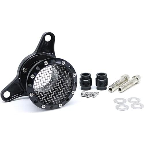 Motorcycle Black Velocity Stack Air Cleaner Intake Filter For Harley Sportster XL883 1200 1991-2016