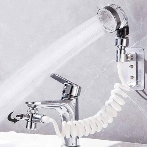Shower Head Hand Shower For Faucet Sink Water Saving Bathroom Sprinkler Shower Sprayer Hose Bracket