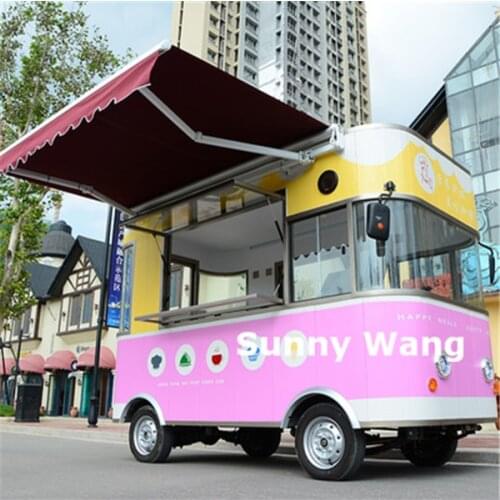 New Designed Multifunctional Street Food Van / Mobile Food Trailer / electric food truck