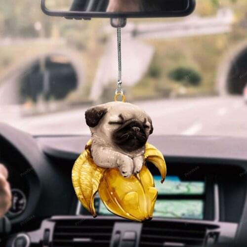 Car Hanging Ornament Cute Cartoon Cat Creative Auto Rearview Mirror Pendant Car Interior Accessorie Decoraction