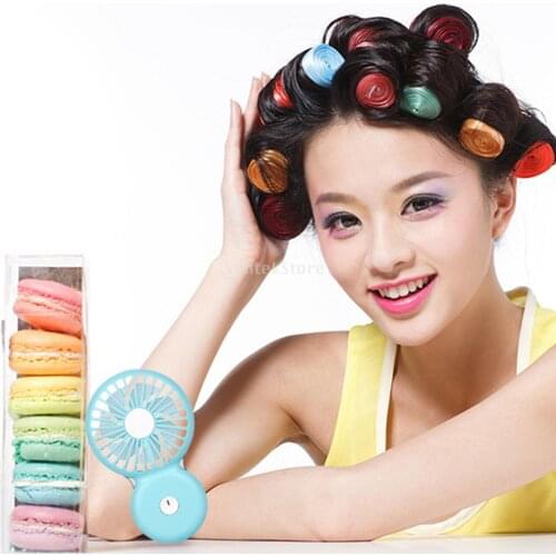 Portable Mini Fan Rechangeble USB Fan Air Cooling Small Electric Fan 2-Speed Handheld Cooling Fan for Travel Running Gym