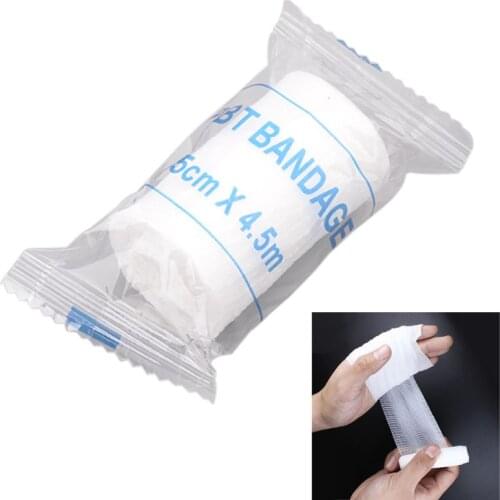 1 Roll Gauze Bandage Medical Grade Sterile First Aid Wound Dressing Stretched