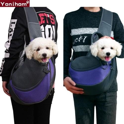 Bag for Dog Backpack Mesh Carrier Dog Pet Travel Walking Bicycle Small Carry Bag for Dogs Pet Carrier Dog front Chest Backpack
