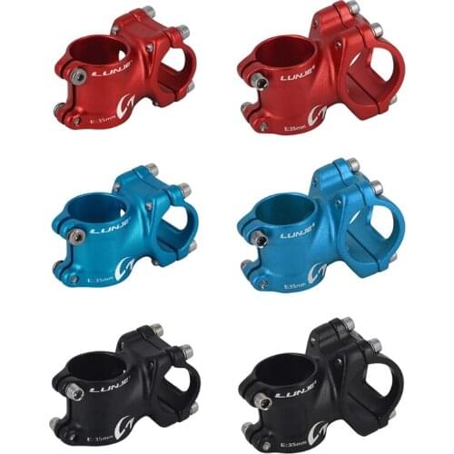 Mountain Bike Stem Colorful Downhill Stem Ultra-light Hollow Aluminum Alloy Stem Bicycle Accessories