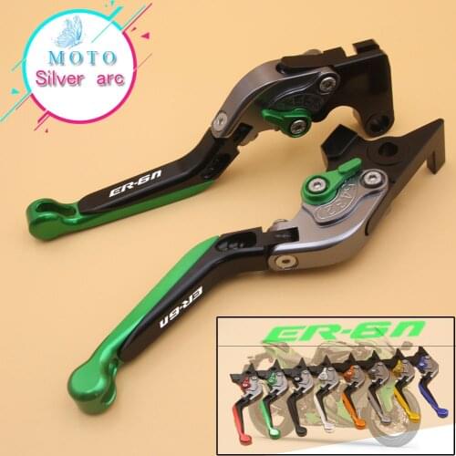 For Kawasaki NINJA ER6N ER-6N 2006-2008 Foldable Extendable Brake Clutch Levers CNC Folding Extending