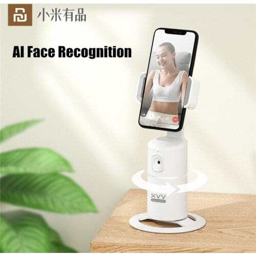 Youpin xiaovv Live Broadcast Camera Stand 360° Intelligent AI Face Tracking PTZ Bracket Object Recognition Mobile Phone Bracket