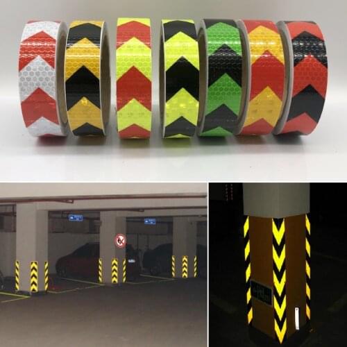 3M reflective warning tape with arrow printing for car