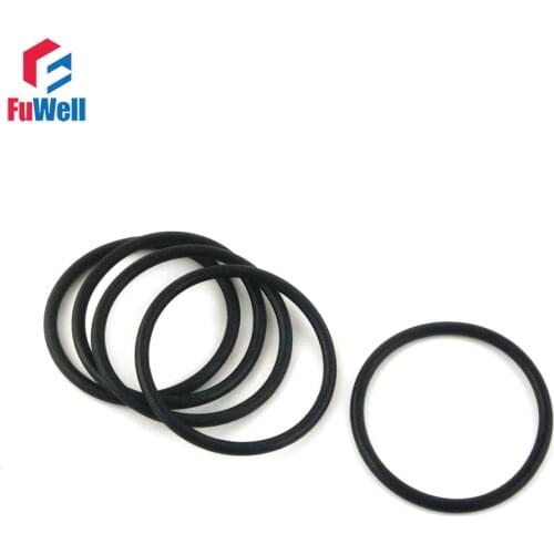10pcs NBR 5mm Thickness O Ring Seal 110/115/120/125/130/135/140/145/150/155/160mm OD Black Nitrile Rubber O-ring Sealing Gasket
