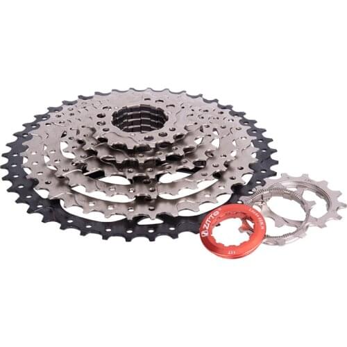 Bike Cassette Plated-Steel 8-Speed 11-42T Bicycle Flywheel for MTBs, Road Bikes