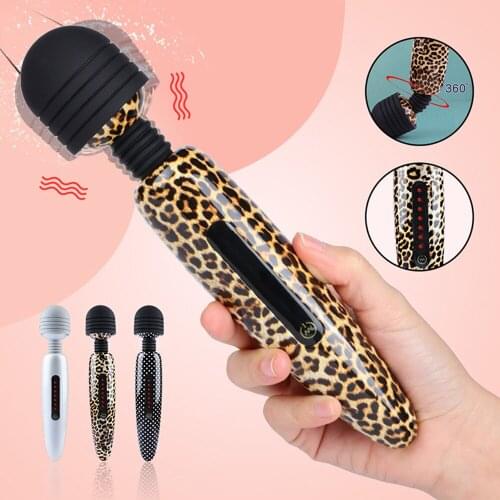 AV Stick Vibrators For Women USB Charge Big Magic Wands Female G Spot Vaginal Massager Clitoris Stimulator Adult Sex Toys