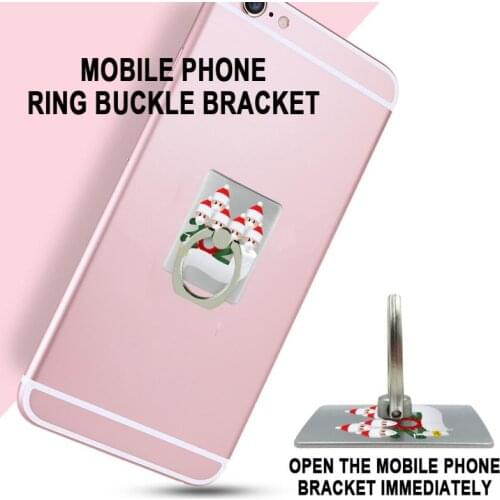 1pcs Finger Ring Holder Christmas Mobile Phone Holder Santa Claus Mobile Phone Stand For Samsung Xiaomi Universal Folded Holder