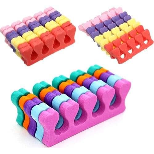 10/20Pcs Soft Sponge Nail Art Finger Toe Separator Nail Extending Painting Coating Anti Touch Separate Manicure Accessories Tool
