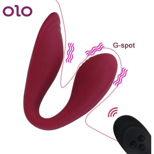 10 Frequency Bendable Wireless Vibrator Dildo G Spot U Silicone Stimulator USB Rechargeable Double Vibrators Sex Toy For Woman