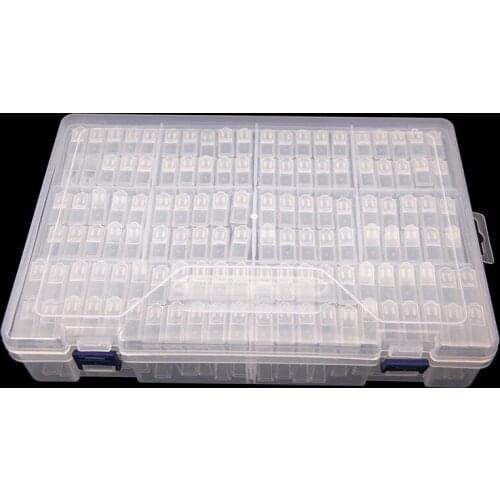 124/248pcs Diamond Painting Tools Storage Box Rhinestone Mosaic Container box diamond painting accessories Accessory