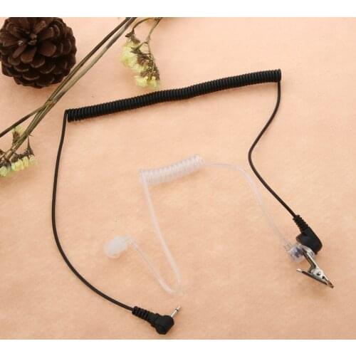 2way Radios Tube Earpiece Earphone Dense Sound 1 PIN 2.5mm Covert Acoustic Tube Earpiece Earphone for Motorola