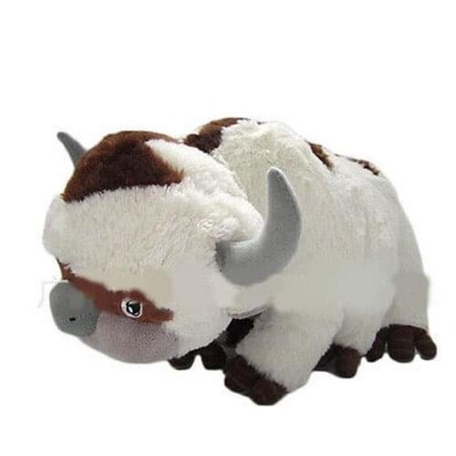 2020 Anime Kawaii Avatar Appa & Tiger Soft Stuffed Plush Toys Doll 45cm
