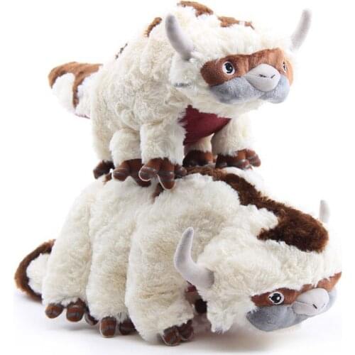 40/50cm New AVATAR Last Airbender Plush Toy Soft Stuffed Doll Appa Plushie Momo Animal Dolls Birthday Gifts