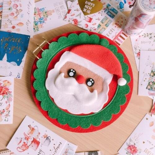 2020 15 Pages Christmas Style Photo Album Kids Children DIY Loose-Leaf Photo Album Handcrafted Birthday Gift