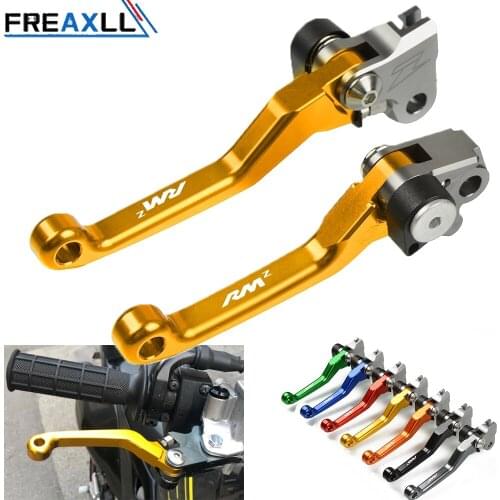 Motocross CNC Aluminum Dirt Bike Pit bike Pivot Handle Lever Brake Clutch Levers For SUZUKI RMZ RMZ250 2004