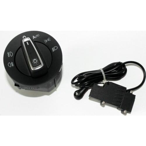 STYO Car Auto Headlight Switch Head Light Fog Lamp Automatic Controller Knob 5GG 941 431 D for VW Golf 7 MK7