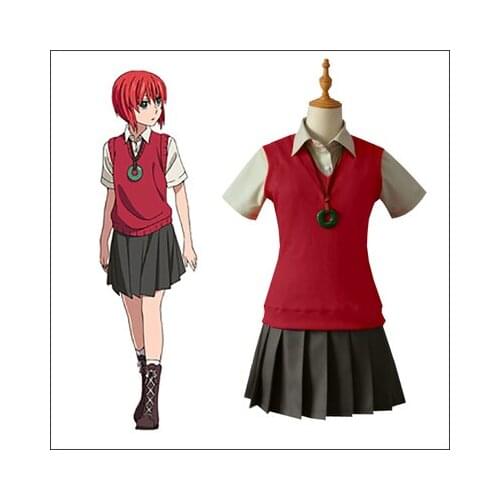 Cosplaydiy Anime Mahoutsukai no Yome Cosplay Costumes Hatori Tomoyo Uniform The Ancient Magus Bride Cosplay Costume