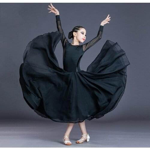 ChildrenS Modern Dance Dress New National Standard Dance High-End Latin Dance Competition Dance Dresses Latin Dancewear SL4356