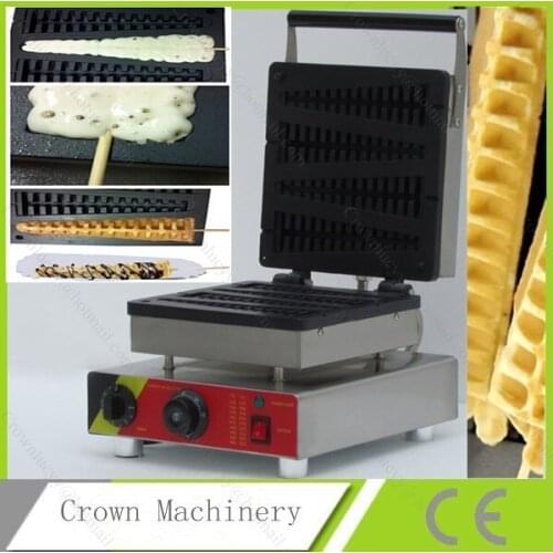 110V 220V Electric Lolly Waffle Maker Machine Baker Iron