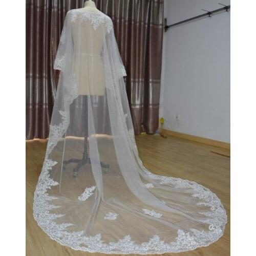 Tulle Lace cape veil, royal cape veil, wedding cape veil, cathedral cape veil, cover up bride cape veil wedding accessories