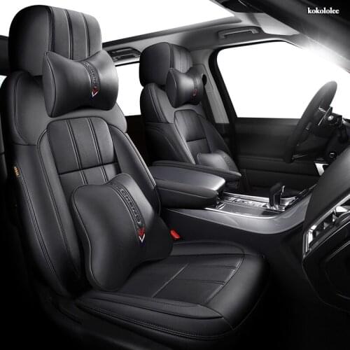 KOKOLOLEE Custom Leather car seat covers For Hyundai Sonata Elantra Tucson i30 IX35 IX25 MISTRA Verna SantaFe ENCINO car seats
