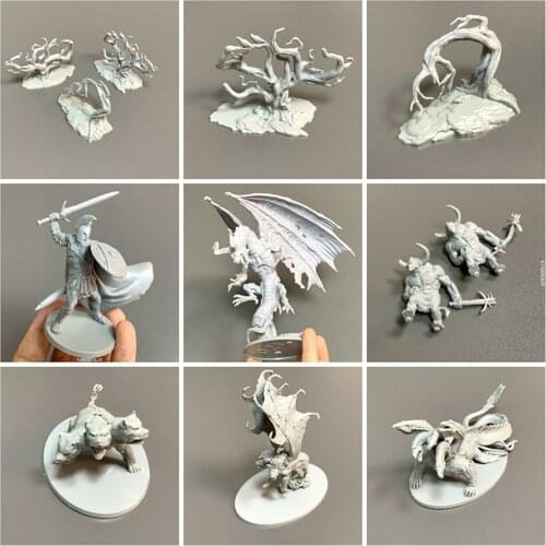 Mythic Battles Pantheon Fantasy Miniatures Tree Greek God Ares Monolith Dragon Board Game Figure Role Playing Model Toy